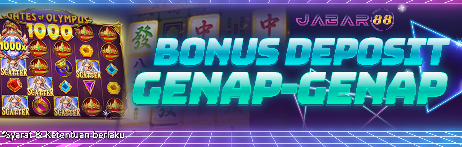 BONUS DEPOSIT GENAP - GENAP