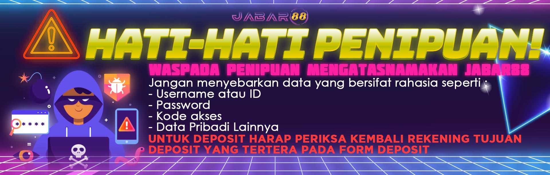 HATI - HATI PENIPUAN